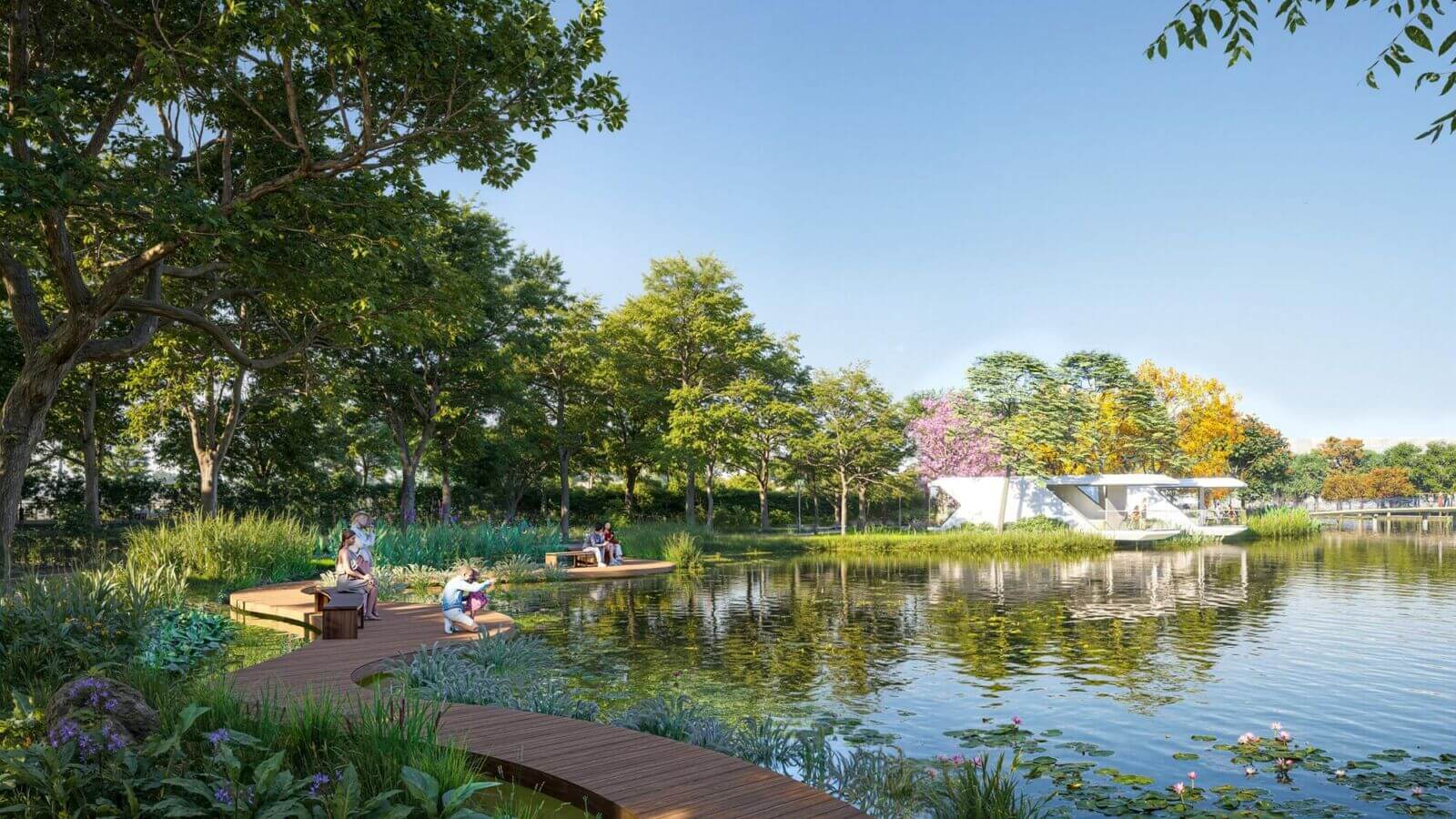 tiện ích dự án the grand riveria đông anh