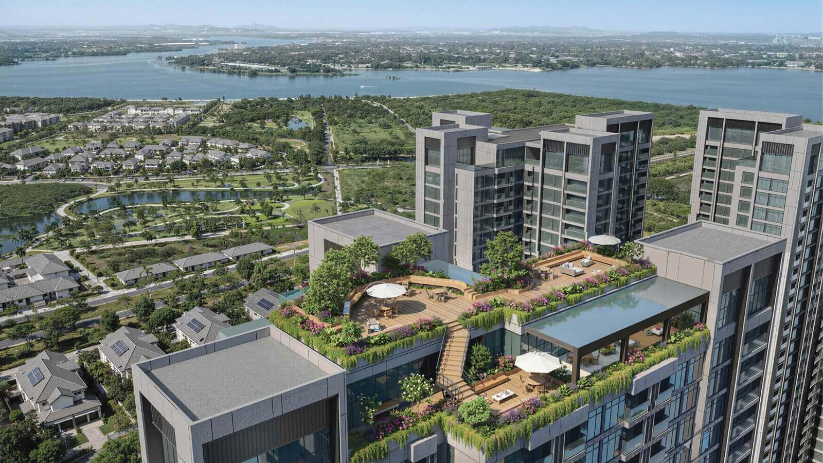 tiện ích dự án the grand riveria đông anh