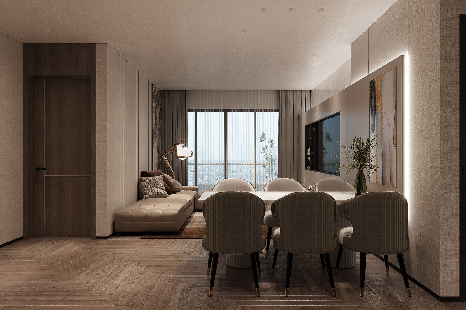 nội thất căn hộ the legatus 22 liễu giai
