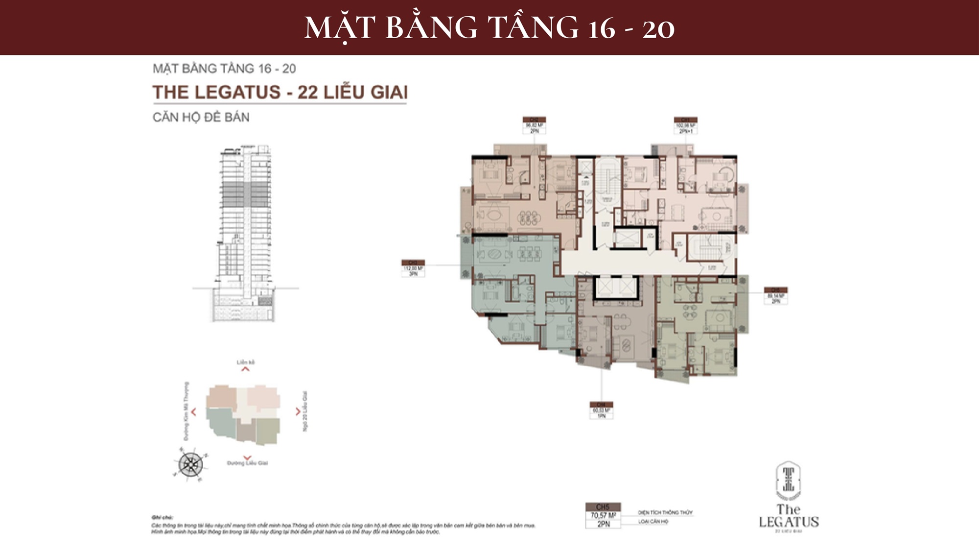 mặt bằng dự án the legatus 22 liễu giai
