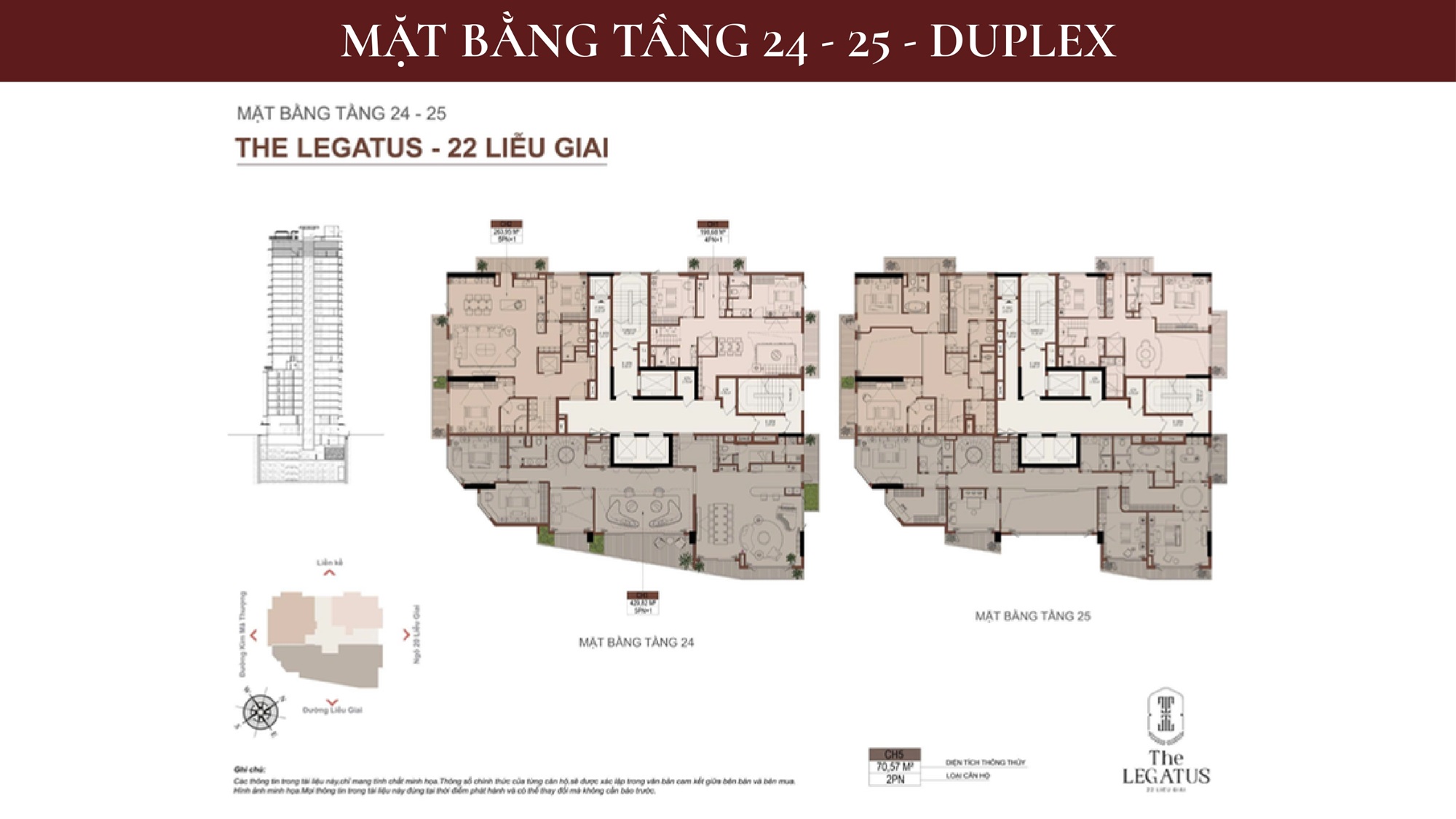mặt bằng dự án the legatus 22 liễu giai