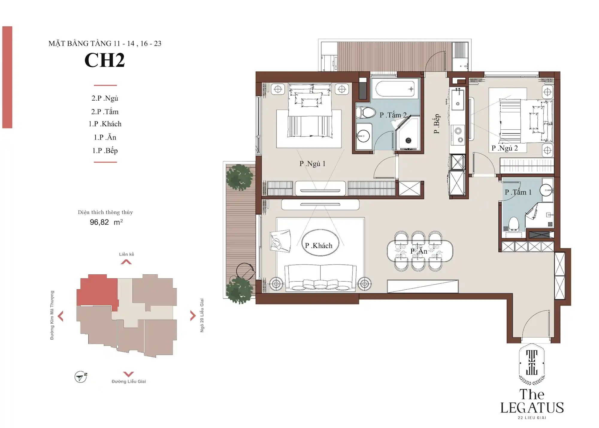 thiết kế căn hộ the legatus 22 liễu giai