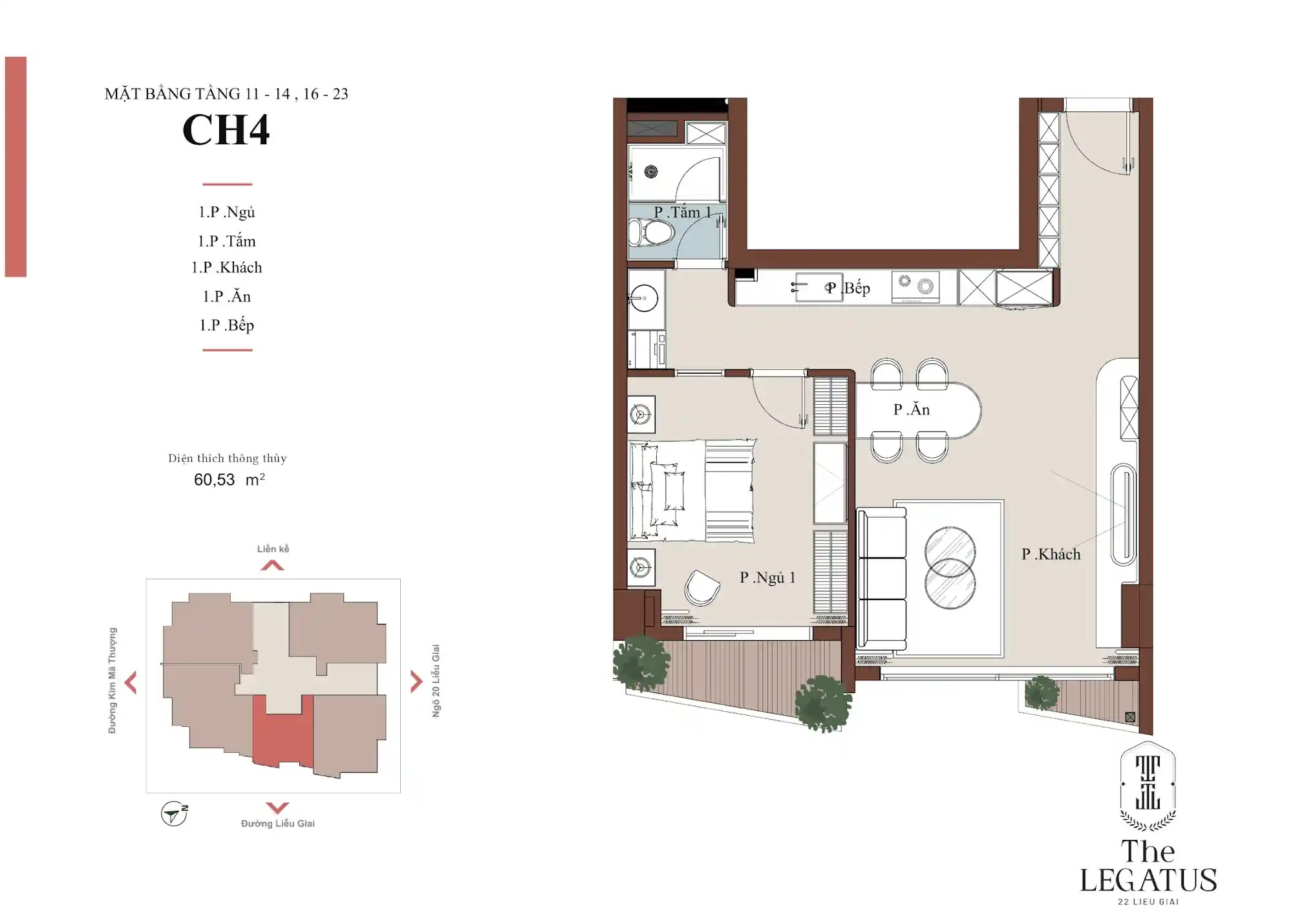 thiết kế căn hộ the legatus 22 liễu giai