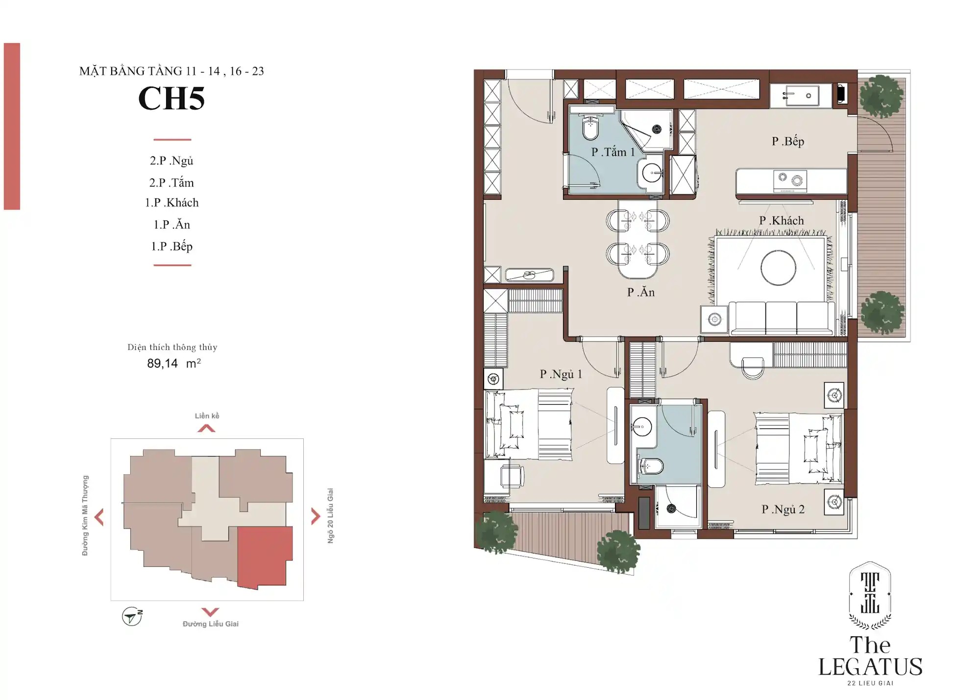 thiết kế căn hộ the legatus 22 liễu giai